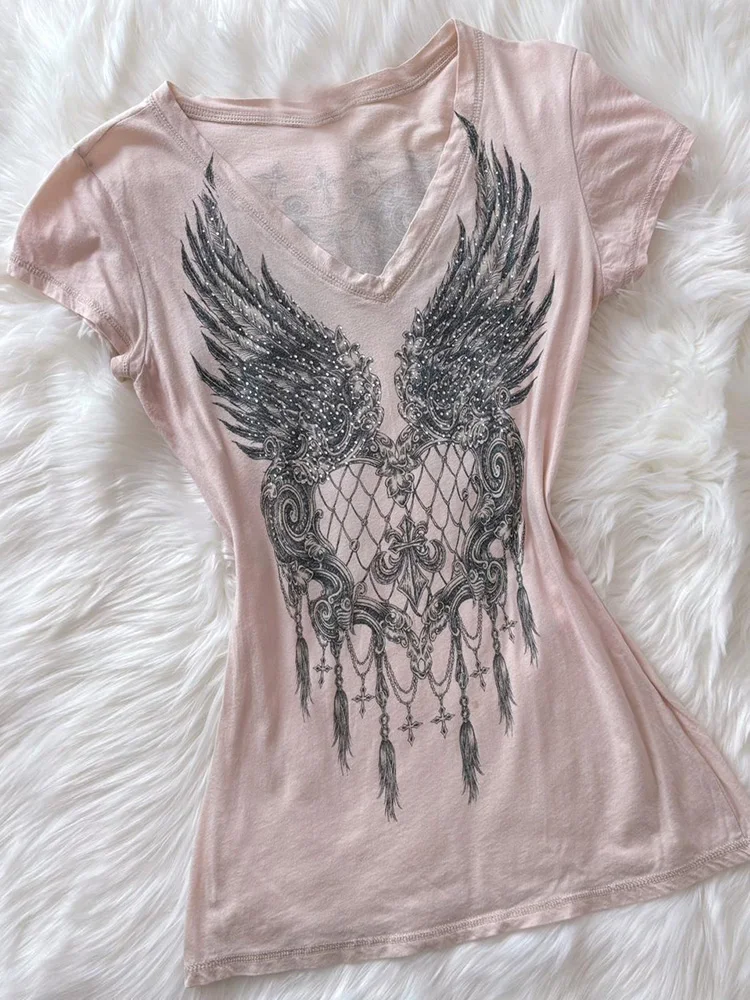 Женская футболка Floral End Original American Sweet And Spicy Y2K Aibi ort Sve Design Sensation Pink Top Summer
Женская футболка Floral End Original American Sweet And Spicy Y2K Aibi ort Sve Design Sensation Pink Top Summer