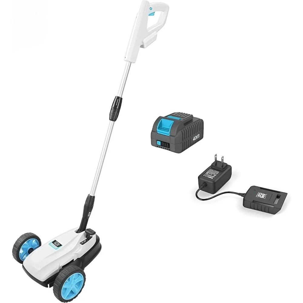 9" Cordless Lawn Mower, 40V 2Ah Battery & Charger, Upright Storage, Brushless Motor 6000RPM, 3 Cutting Heights (1.2"-2"), One-H
9" Cordless Lawn Mower, 40V 2Ah Battery & Charger, Upright Storage, Brushless Motor 6000RPM, 3 Cutting Heights (1.2"-2"), One-H