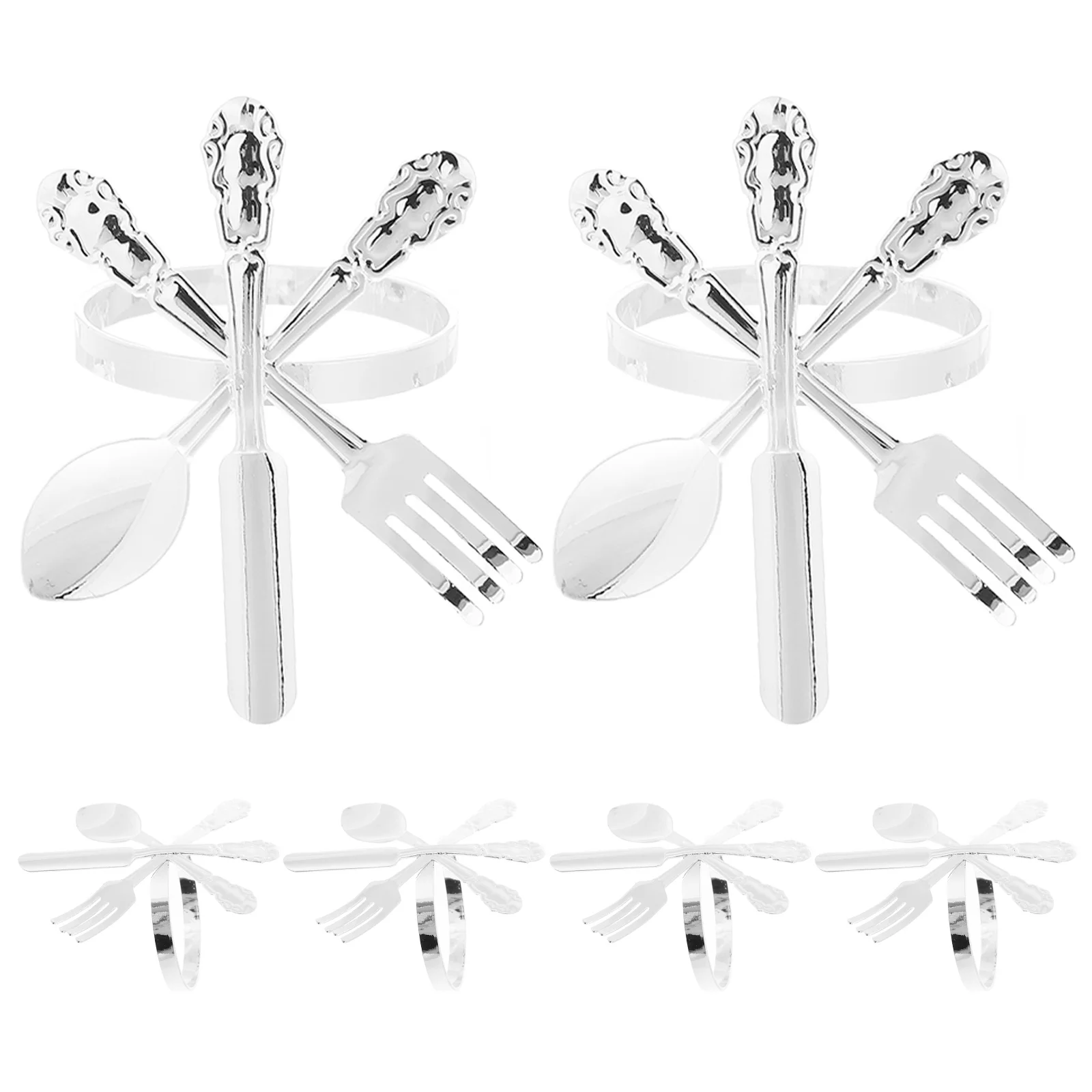 6pcs Napkin Rings Metal Silver Zinc Alloy WearResistant Smooth Surface Stylish Colors Coordinated TableSettings
6pcs Napkin Rings Metal Silver Zinc Alloy WearResistant Smooth Surface Stylish Colors Coordinated TableSettings