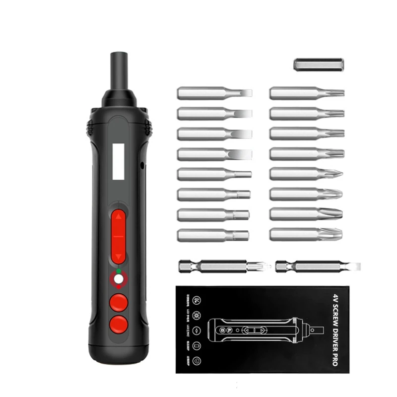 HOT-Mini Electric Screwdriver USB Charging Portable Screw Driver Cordless Power Screwdriver Drill Magnetic Screw Driver Set
HOT-Mini Electric Screwdriver USB Charging Portable Screw Driver Cordless Power Screwdriver Drill Magnetic Screw Driver Set