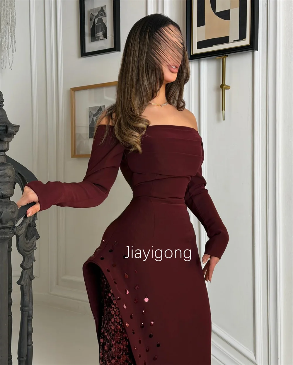 Customized Formal Jersey Pleat Straight Off-the-shoulder Long Bespoke Occasion Evening Dresses Pastrol Chinese Style
Customized Formal Jersey Pleat Straight Off-the-shoulder Long Bespoke Occasion Evening Dresses Pastrol Chinese Style
