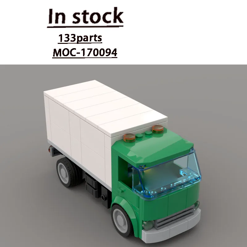 MOC-170094 City New Model Cargo Mini Container Truck Building Blocks 133 Parts Boys Children's Birthday Christmas Toy Gift
MOC-170094 City New Model Cargo Mini Container Truck Building Blocks 133 Parts Boys Children's Birthday Christmas Toy Gift