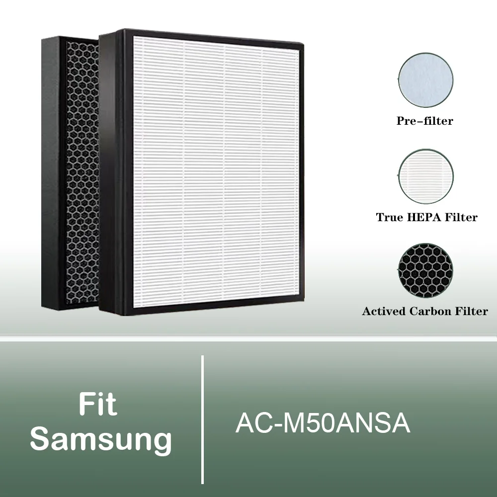 Hepa Filter and Activated Carbon Filter for AC-M50ANSA Panasonic Air Purifier
Hepa Filter and Activated Carbon Filter for AC-M50ANSA Panasonic Air Purifier