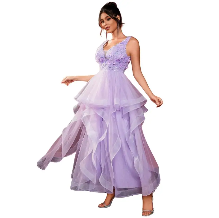 Prom Dresses Women Tiered Wedding Guest Dress Customized Sequin Appliqued Midi vestidos de Novia Tulle Party Robes
Prom Dresses Women Tiered Wedding Guest Dress Customized Sequin Appliqued Midi vestidos de Novia Tulle Party Robes