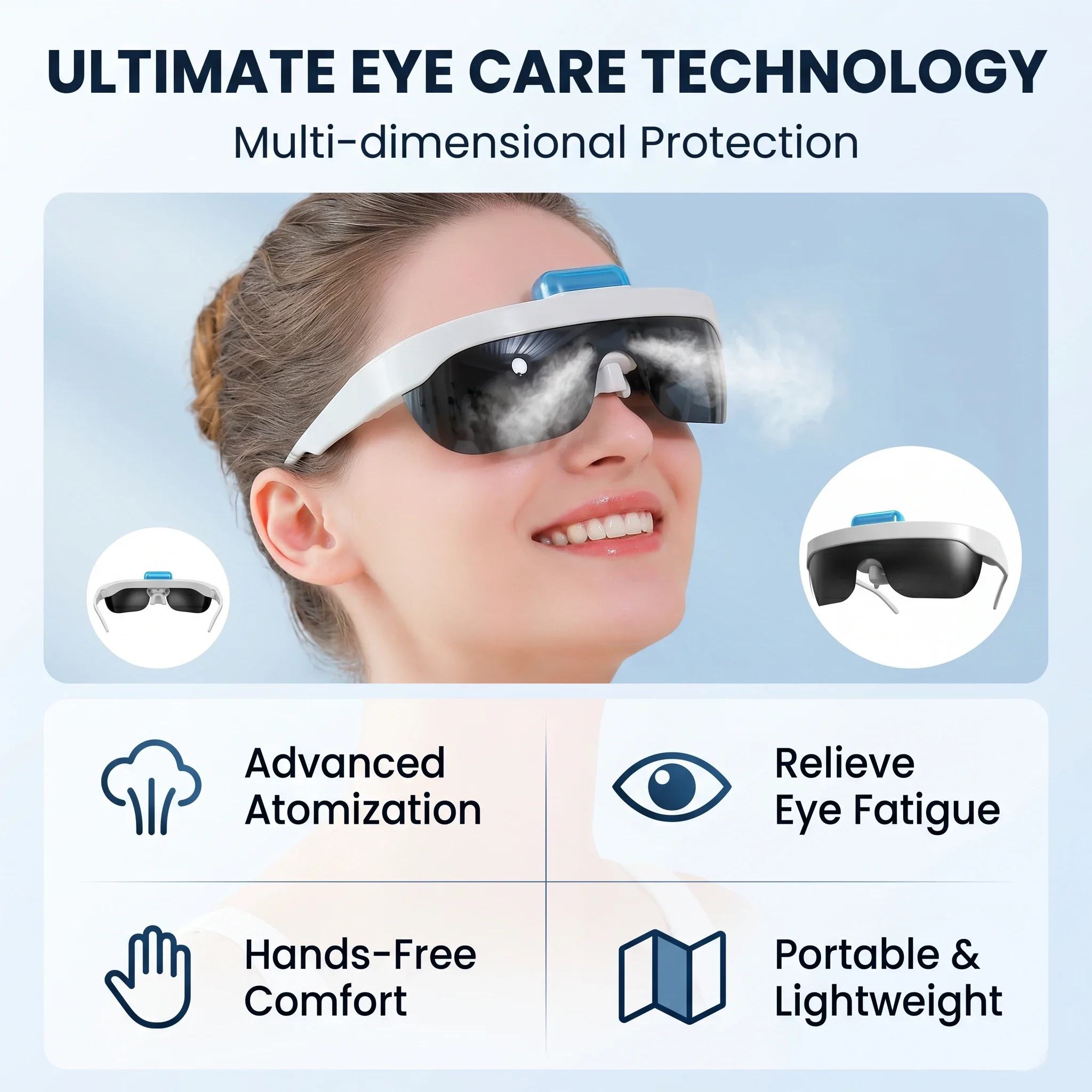 Products Visual Steams Eye Massager Device Relieve Dry Fatigue Moisture Massage Eye Glasses for Eye Drops Tools
Products Visual Steams Eye Massager Device Relieve Dry Fatigue Moisture Massage Eye Glasses for Eye Drops Tools