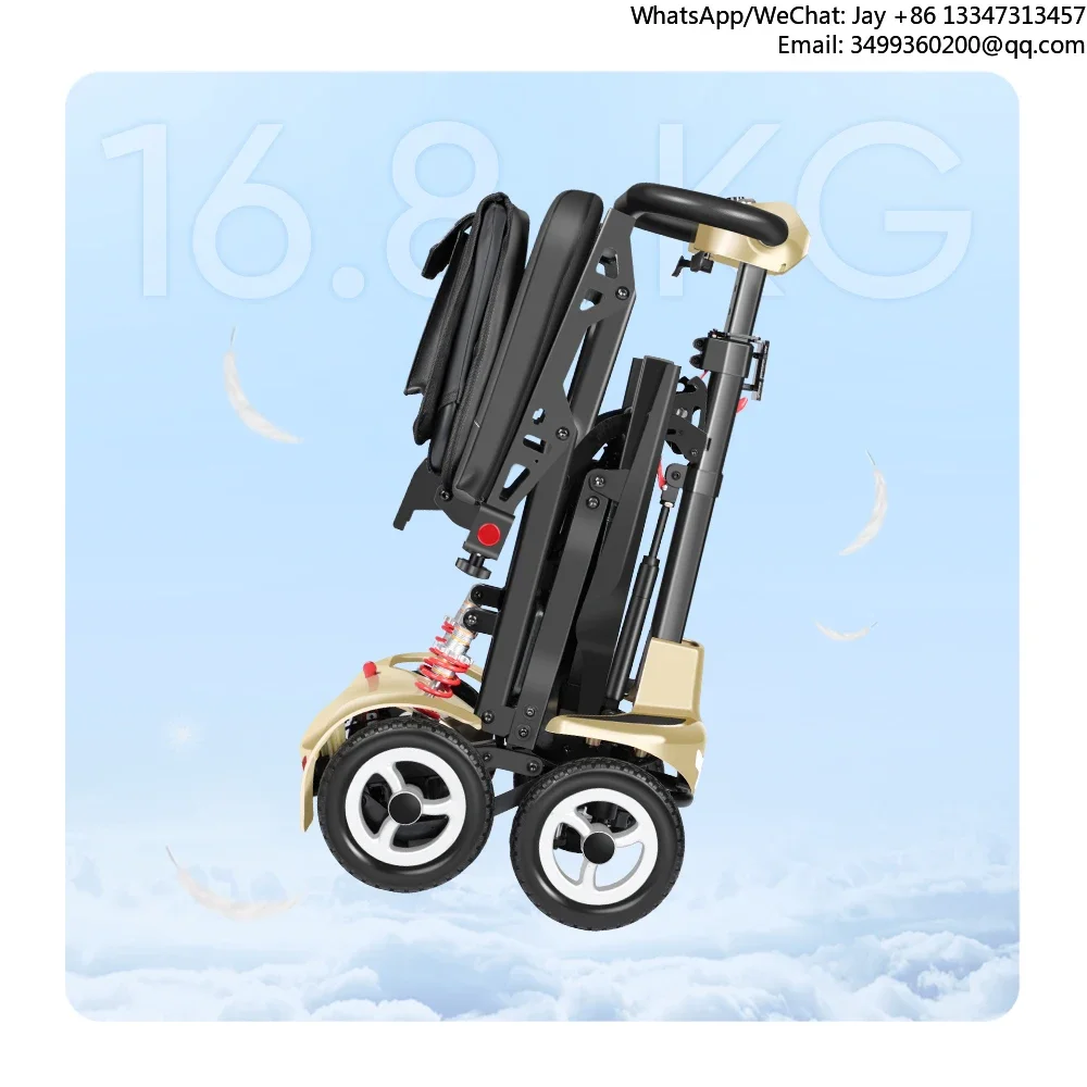 Long Distance Lithium Battery Travel Lightweight Mobility Electric Scooter Elderly Portable 4 Wheel Mobility Scooter
Long Distance Lithium Battery Travel Lightweight Mobility Electric Scooter Elderly Portable 4 Wheel Mobility Scooter