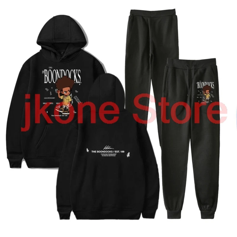 Толстовки с капюшоном The Boondocks Moive Merch, комплекты брюк для бега для женщин/мужчин, комплекты свитшотов унисекс, модная уличная одежда для косплея
Толстовки с капюшоном The Boondocks Moive Merch, комплекты брюк для бега для женщин/мужчин, комплекты свитшотов унисекс, модная уличная одежда для косплея