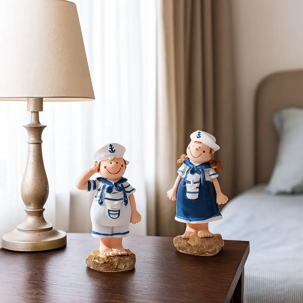 Mediterranean Style Ocean Couple Doll Statue Resin Crafts Seaside Theme Salute Doll Ornament Handmade Couple Figure Model Office
Mediterranean Style Ocean Couple Doll Statue Resin Crafts Seaside Theme Salute Doll Ornament Handmade Couple Figure Model Office