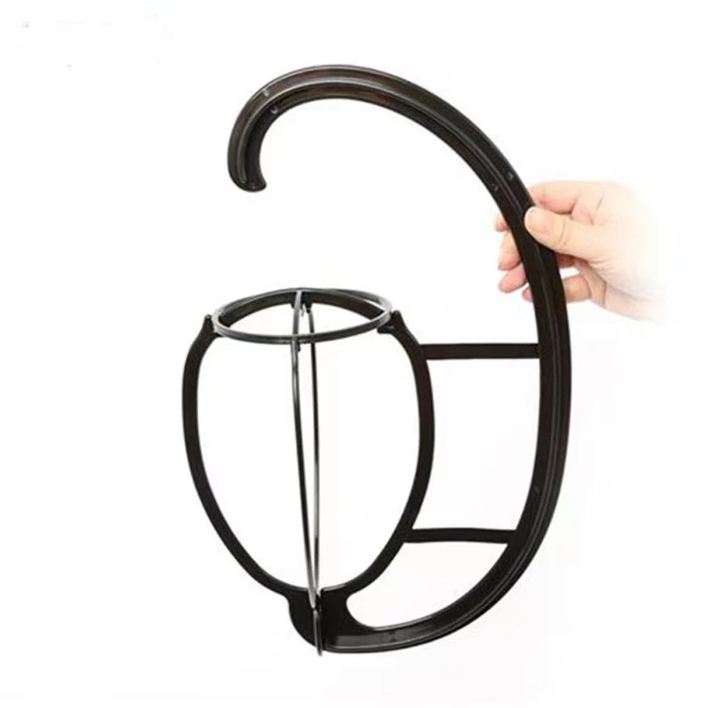 Detachable and portable plastic hanging wig holder for organizing wig storage, head cover, hat support frame
Detachable and portable plastic hanging wig holder for organizing wig storage, head cover, hat support frame