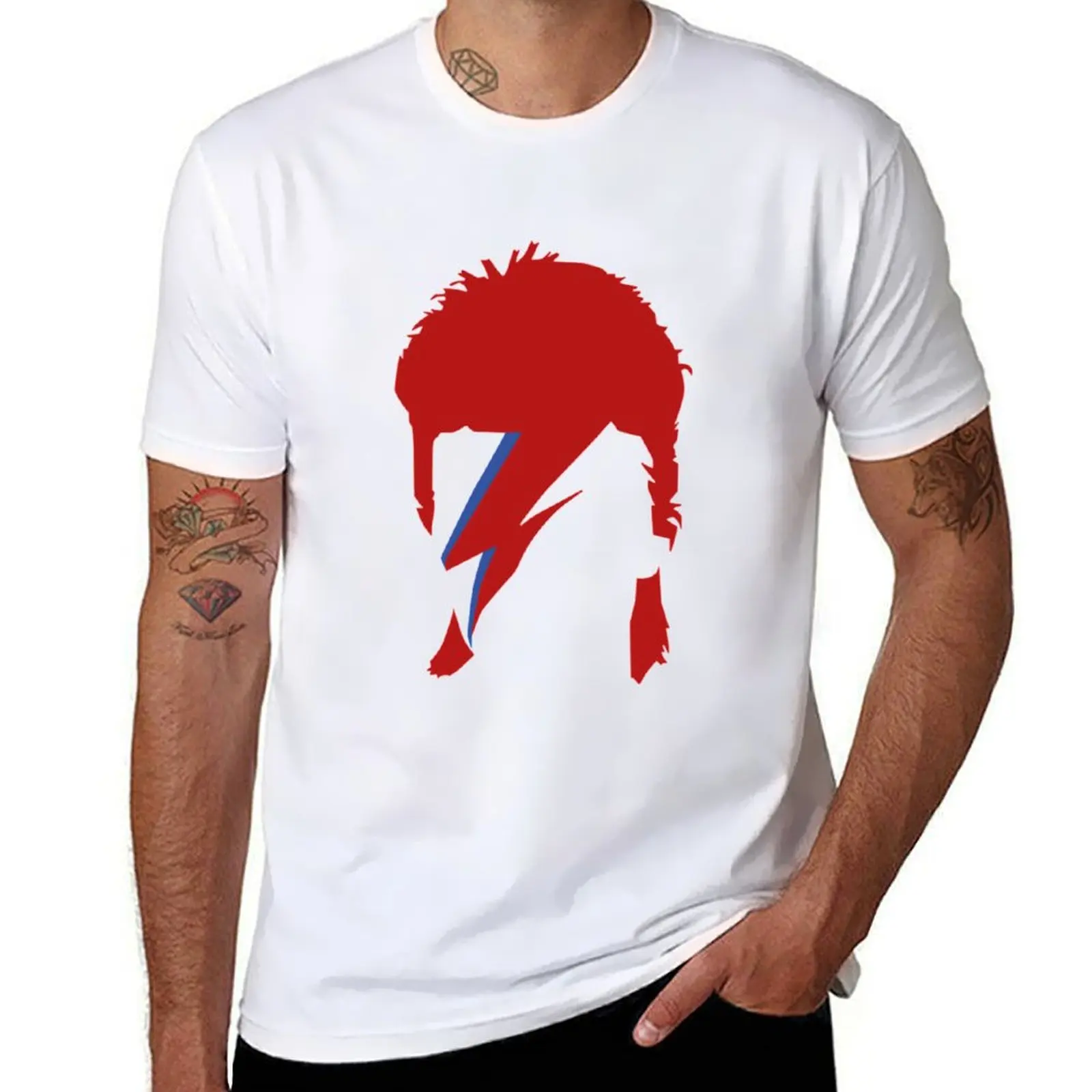David Bowie Lightning Classic T-Shirt sublime korean fashion man t shirt tee shirts for men
David Bowie Lightning Classic T-Shirt sublime korean fashion man t shirt tee shirts for men