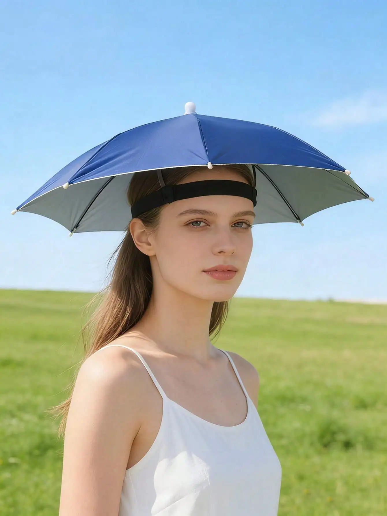 1pc Unisex Silver Single-Layer Fashionable Summer Outdoor UV Protection Windproof Rainproof 30.3in Diameter Foldable Adjustable Sun Hat, Suitable For Golf, Fishing, Camping, Gardening, Beach, Kayaking, Travel, Hiking,Vacation For Outdoor Activities, Vacat
1pc Unisex Silver Single-Layer Fashionable Summer Outdoor UV Protection Windproof Rainproof 30.3in Diameter Foldable Adjustable Sun Hat, Suitable For Golf, Fishing, Camping, Gardening, Beach, Kayaking, Travel, Hiking,Vacation For Outdoor Activities, Vacat
