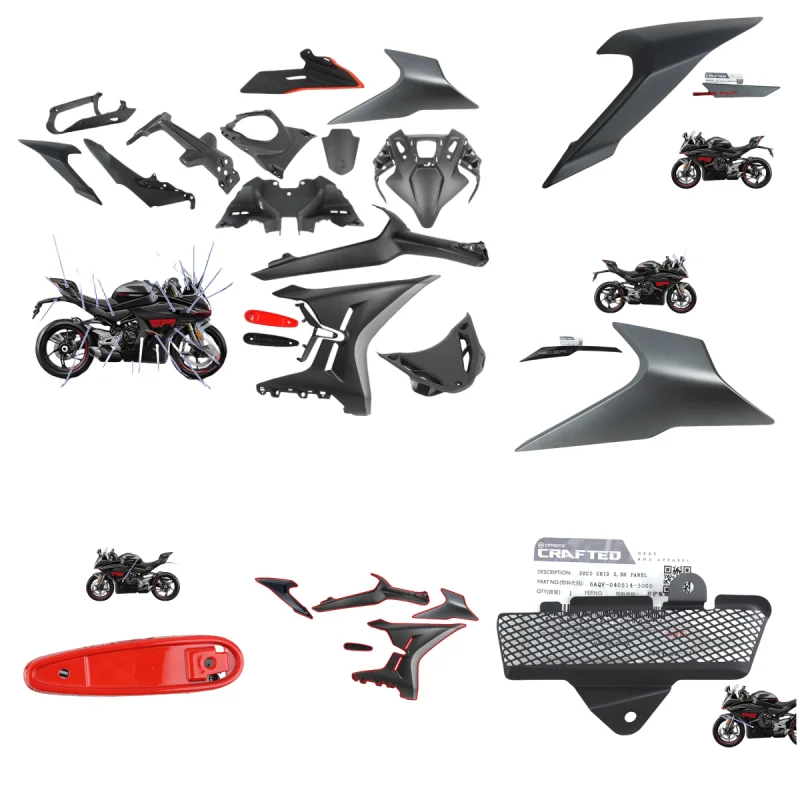 FOR CFMOTO 450SRS 2024 Misty Silver Black Motorcycle Body Shell Fairing 2024 450 SRS Protective Board Cover Original Accessories 
FOR CFMOTO 450SRS 2024 Misty Silver Black Motorcycle Body Shell Fairing 2024 450 SRS Protective Board Cover Original Accessories