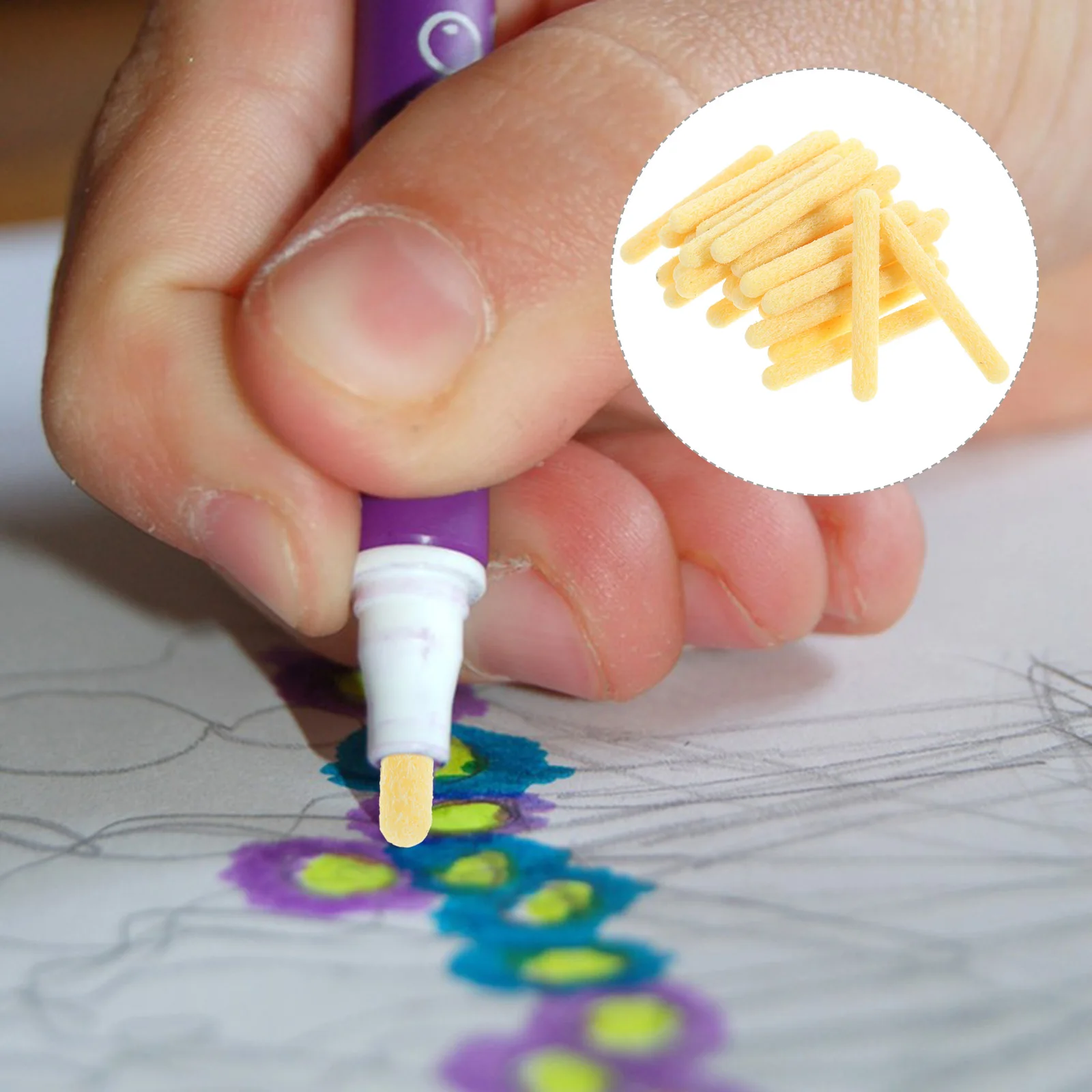 25 Pcs Replace The Tip of Refill Metal Replacement Marker Pen Tips Acrylic Fiber
25 Pcs Replace The Tip of Refill Metal Replacement Marker Pen Tips Acrylic Fiber