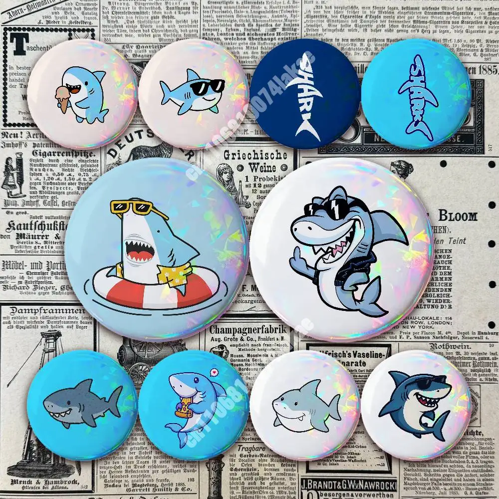 Cartoon Shark Sea Summer Holiday Button Badge 2PC Sets for Bags & Clothes & Accessories Metal Pin Creative Gift
Cartoon Shark Sea Summer Holiday Button Badge 2PC Sets for Bags & Clothes & Accessories Metal Pin Creative Gift