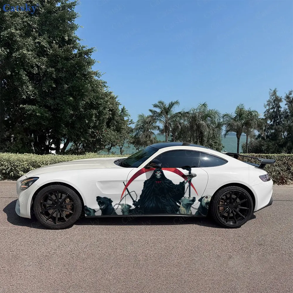 2pcs Reaper Underworld Hound Chain Might, Fade-resistant, Enhance Vehicle Aesthetics With Bold Artistic Design Car Vinyl Wraps
2pcs Reaper Underworld Hound Chain Might, Fade-resistant, Enhance Vehicle Aesthetics With Bold Artistic Design Car Vinyl Wraps