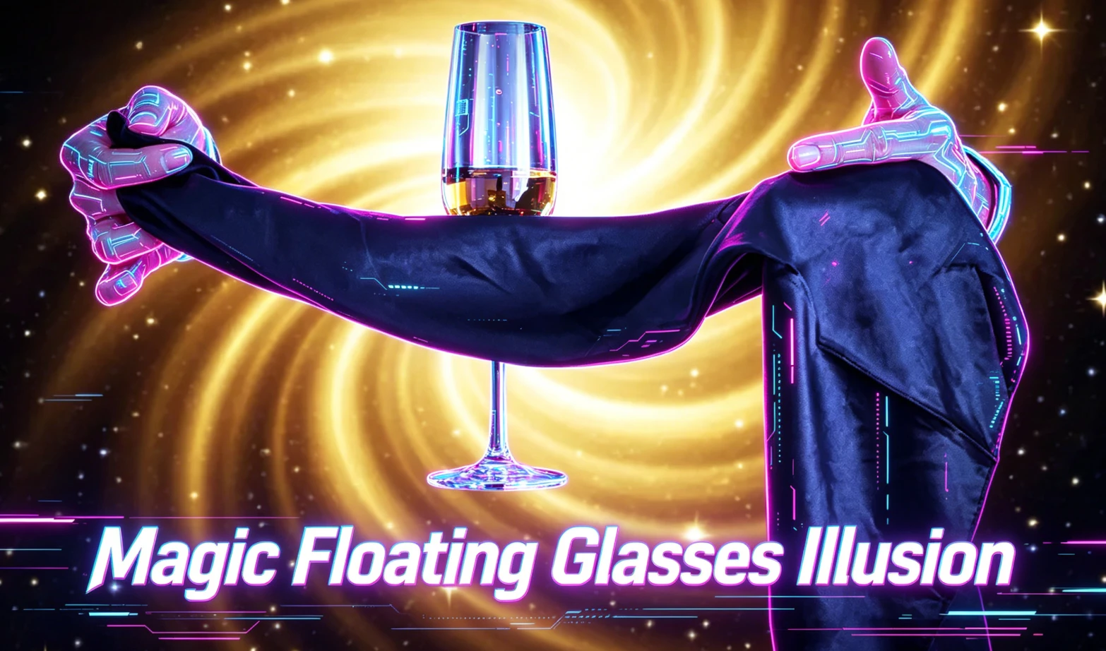 Magic Floating Glasses Illusion Levitating Cup & Glass Trick Stage Close Up Mentalism Prop with Gimmick Professional Magician
Magic Floating Glasses Illusion Levitating Cup & Glass Trick Stage Close Up Mentalism Prop with Gimmick Professional Magician