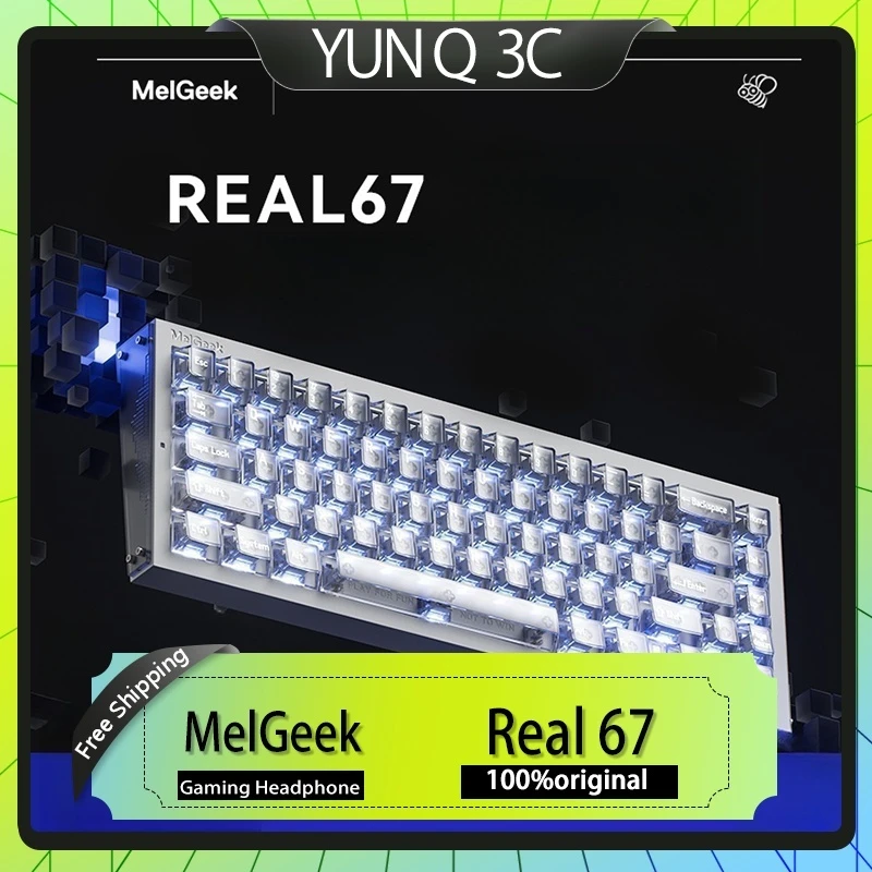 MelGeek Real 67, клавиатура с магнитной осью, проводная связь, 8K, киберспортивная игровая RG, индивидуальный магнитный переключатель, игровая клавиатура, доступ к компьютеру
MelGeek Real 67, клавиатура с магнитной осью, проводная связь, 8K, киберспортивная игровая RG, индивидуальный магнитный переключатель, игровая клавиатура, доступ к компьютеру