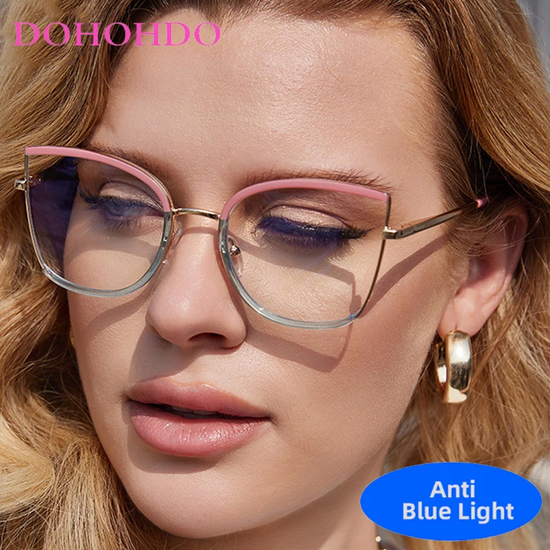 TR90 Fashion Design Metal Cat Eye Anti-Blue Light Women Men Personality Glasses Luxury Brand Computer Optical Eyewear For Games
TR90 Fashion Design Metal Cat Eye Anti-Blue Light Women Men Personality Glasses Luxury Brand Computer Optical Eyewear For Games
