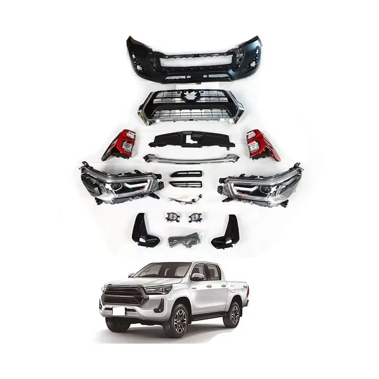 2020-2022 High Quality Facelifts Front Bumper Body Kit Gr Sport Conversion Car Bumper Bodykit for Hilux Revo
2020-2022 High Quality Facelifts Front Bumper Body Kit Gr Sport Conversion Car Bumper Bodykit for Hilux Revo