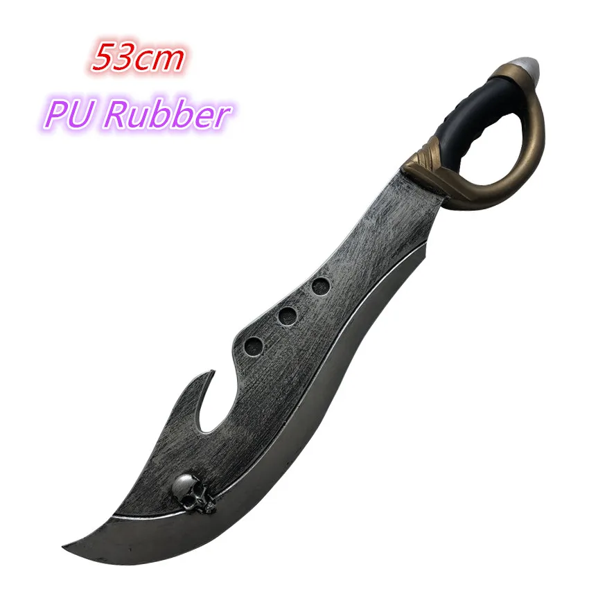 Cosplay piracy toy Knife War Beast Sacifice Sword Prop Weapon halloween party Role Cos Pirate Knife PU Weapon Model Toy 53cm
Cosplay piracy toy Knife War Beast Sacifice Sword Prop Weapon halloween party Role Cos Pirate Knife PU Weapon Model Toy 53cm