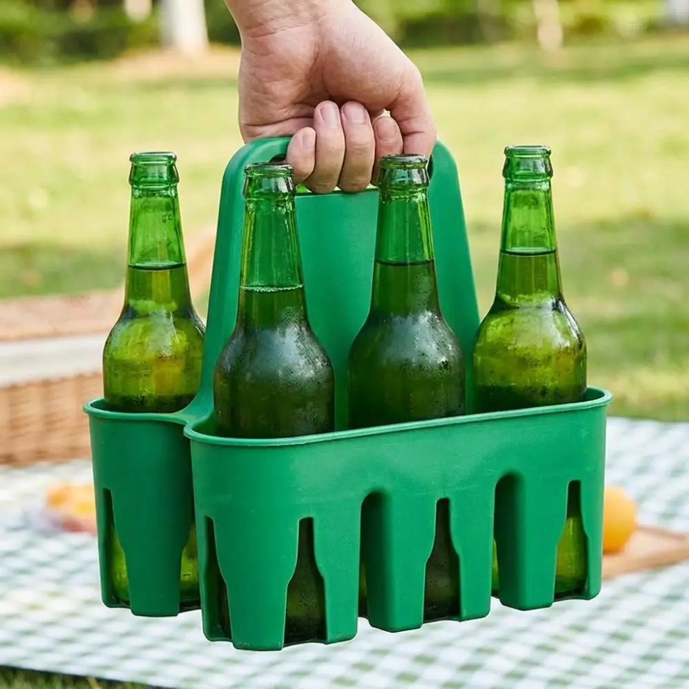 Plastic Portable Beer Holder 6 Pack Capacity Cup Organizer Drink Holder Beverage Display Comfortable Grip Beer Basket Home
Plastic Portable Beer Holder 6 Pack Capacity Cup Organizer Drink Holder Beverage Display Comfortable Grip Beer Basket Home
