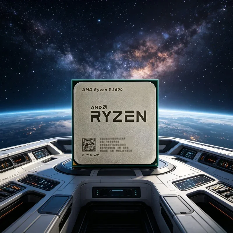 AMD Ryzen 5 2600 CPU Processor 6 Core 12 Thread 3.4GHz-3.9GHz Unlocked AM4 Desktop Processor For Office Multitasking Without Box
AMD Ryzen 5 2600 CPU Processor 6 Core 12 Thread 3.4GHz-3.9GHz Unlocked AM4 Desktop Processor For Office Multitasking Without Box
