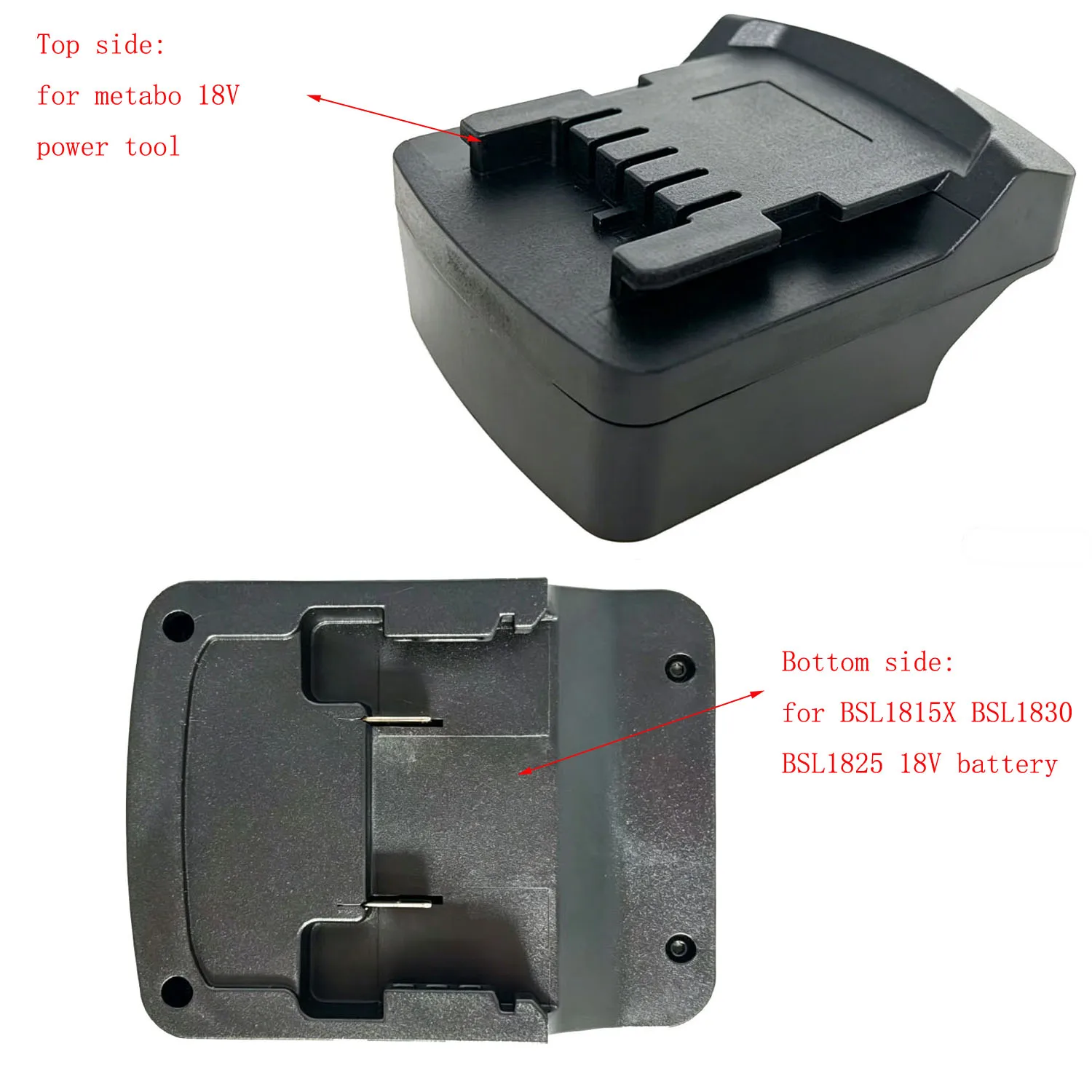 Battery Adapter Converter For BSL1815X BSL1830 Battery Converter For Metabo Power Tool Accessories
Battery Adapter Converter For BSL1815X BSL1830 Battery Converter For Metabo Power Tool Accessories