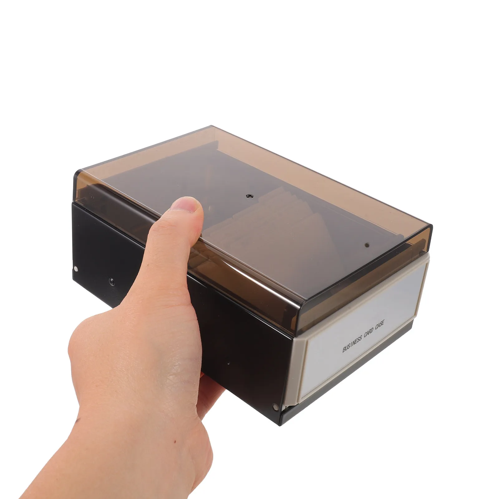 Large Capacity Business Card Holder Metal Organizer Case Portable Office Desktop Storage Box for Business Cards
Large Capacity Business Card Holder Metal Organizer Case Portable Office Desktop Storage Box for Business Cards
