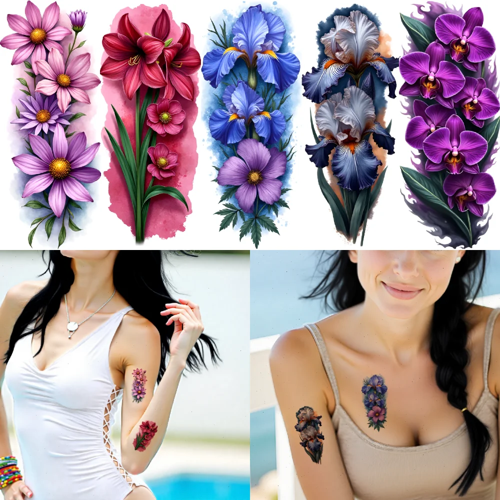 9 шт. временные татуировки с цветочным узором, реалистичные временные татуировки, цветочные татуировки, красочный реализм для мужской спины, взрослых
9 шт. временные татуировки с цветочным узором, реалистичные временные татуировки, цветочные татуировки, красочный реализм для мужской спины, взрослых