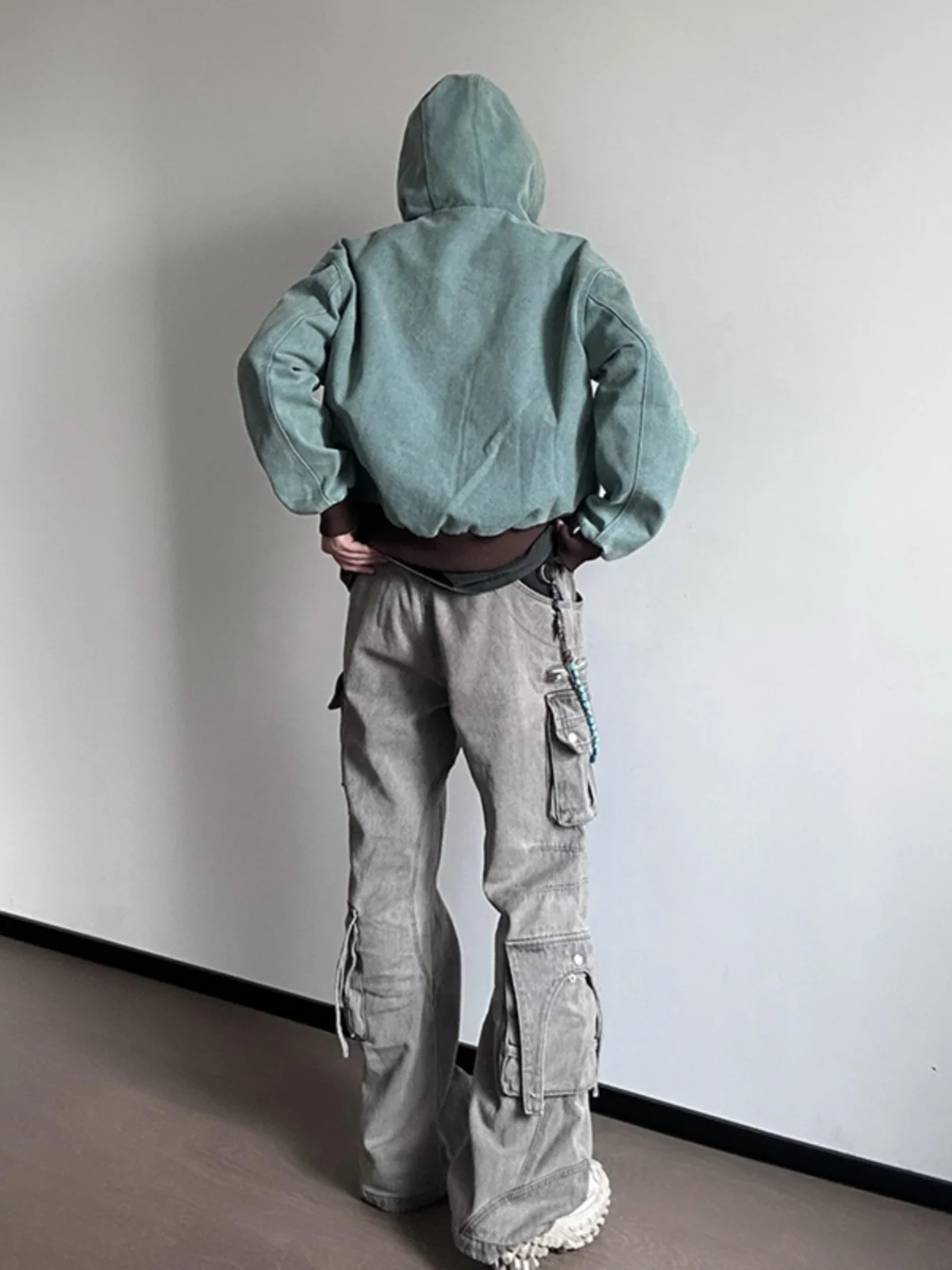 Cleanfit Lake Blue Hooded Canvas Jaet Men's Waed Denim Zipper Top American Detroit Workwear Jaet Loose Fit Youth Trend
Cleanfit Lake Blue Hooded Canvas Jaet Men's Waed Denim Zipper Top American Detroit Workwear Jaet Loose Fit Youth Trend