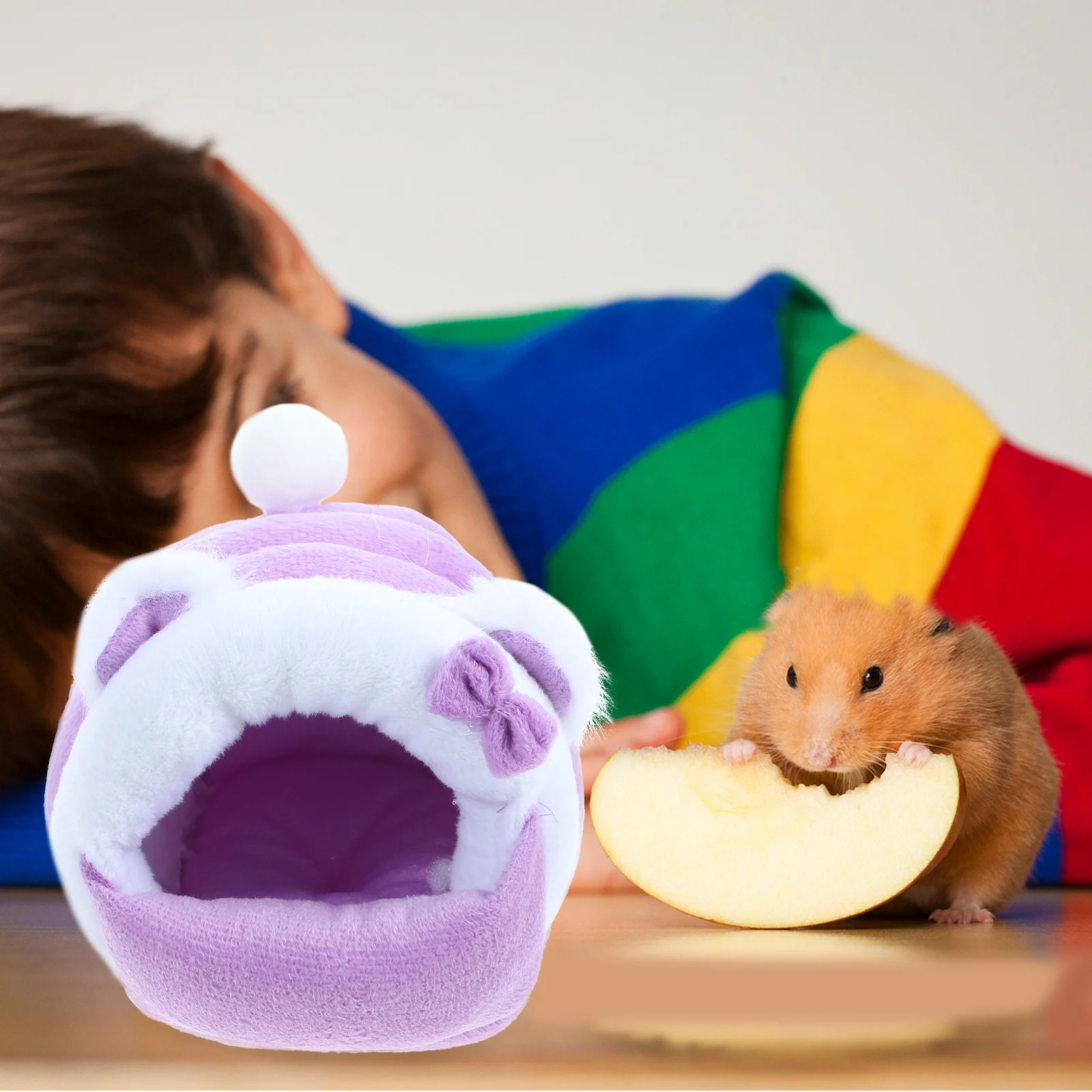 Warm Hamster Nest Sturdy Pet House Cozy Hideout For Small Animals Cute Decorative Hut Durable Chinchilla Bed Playhouse Household
Warm Hamster Nest Sturdy Pet House Cozy Hideout For Small Animals Cute Decorative Hut Durable Chinchilla Bed Playhouse Household