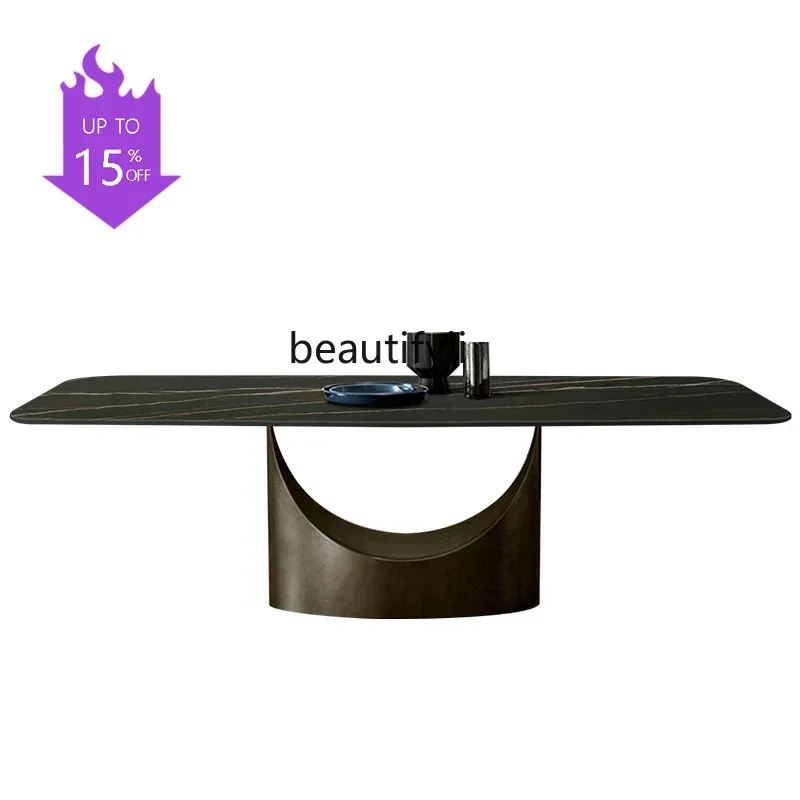 Q181 lItalian minimalist imported combination rock slab dining table and chairs light luxury high-end household rectangular tabl
Q181 lItalian minimalist imported combination rock slab dining table and chairs light luxury high-end household rectangular tabl