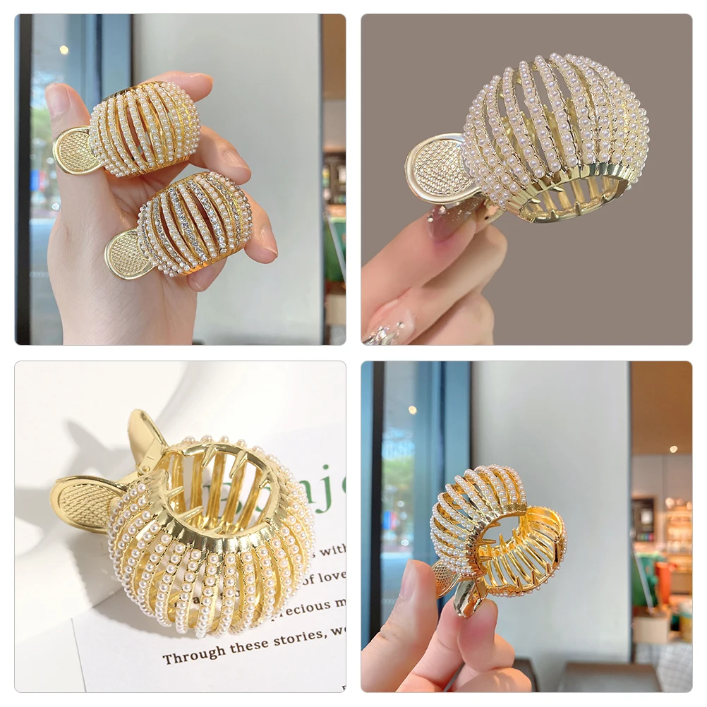 Pearl Grab Hair Clip Metal Small Accessories Decorative High Ponytail Holder Clips Women Thick Long Claw Thin Daily Wedding
Pearl Grab Hair Clip Metal Small Accessories Decorative High Ponytail Holder Clips Women Thick Long Claw Thin Daily Wedding