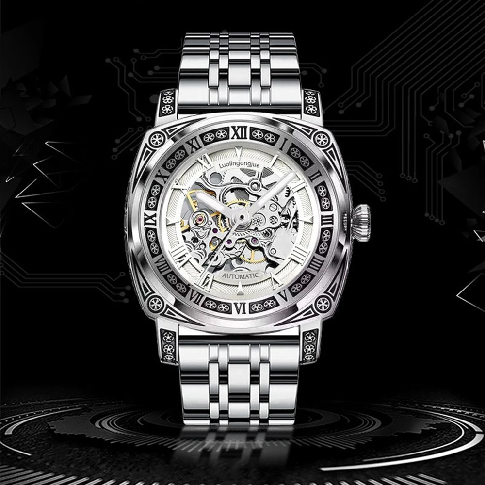 2025 New High end luxury men's stainless steel watch classic minimalist watch business mechanical watch night light men's watch
2025 New High end luxury men's stainless steel watch classic minimalist watch business mechanical watch night light men's watch