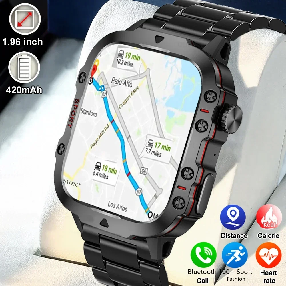 Новые умные часы для мужчин Xiaomi, военный 1,96-дюймовый HD-экран, 5 атм, Bluetooth-вызов, Ai, голосовой GPS-трекер, умные часы для мониторинга здоровья
Новые умные часы для мужчин Xiaomi, военный 1,96-дюймовый HD-экран, 5 атм, Bluetooth-вызов, Ai, голосовой GPS-трекер, умные часы для мониторинга здоровья