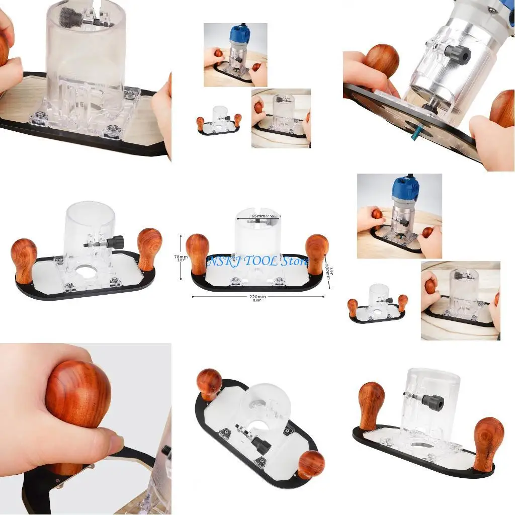 L8RC Handheld Router Plunge Base Carving Milling Router Trimmer Plunge Base Circular
L8RC Handheld Router Plunge Base Carving Milling Router Trimmer Plunge Base Circular