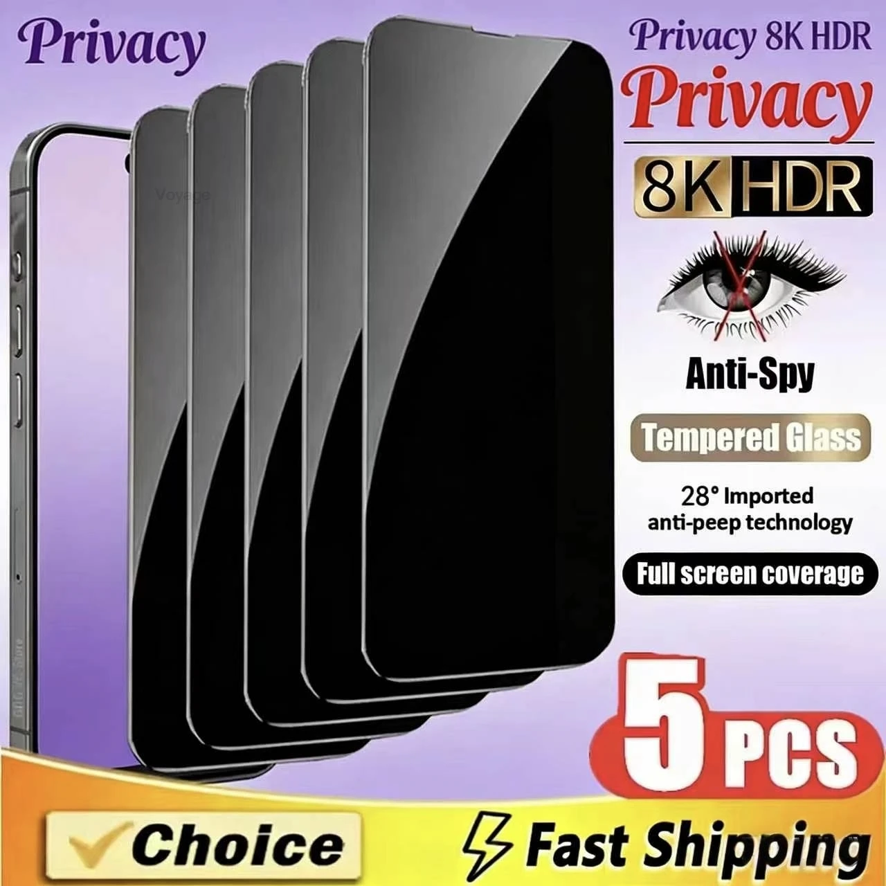 1-5PCS Privacy Oleophobic Coating Screen Protector For Samsung S26 Ultra S26 Tempered Glass Fingerprint unlocking Easy install
1-5PCS Privacy Oleophobic Coating Screen Protector For Samsung S26 Ultra S26 Tempered Glass Fingerprint unlocking Easy install