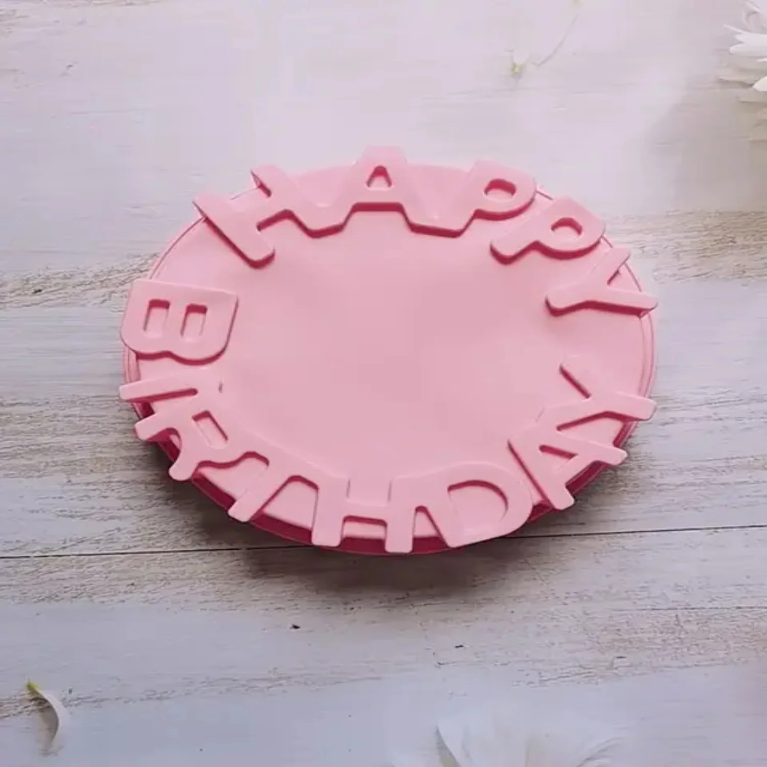Silicone Cake Mold Festival Cake Baking Pan Mousse Mould 3D DIY Circular Happy Birthday Handmade Kitchen Baking Tools Accessorie
Silicone Cake Mold Festival Cake Baking Pan Mousse Mould 3D DIY Circular Happy Birthday Handmade Kitchen Baking Tools Accessorie