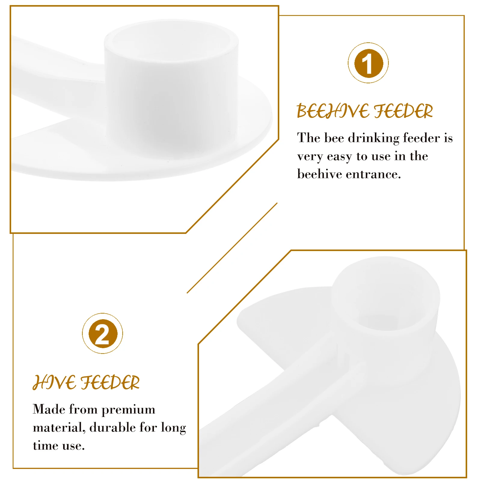 20 Pcs Beehive Feeder Durable Plastic Beekeeping Tools Drinking Dispenser Easy Install Hive Entrance Lightweight Safe
20 Pcs Beehive Feeder Durable Plastic Beekeeping Tools Drinking Dispenser Easy Install Hive Entrance Lightweight Safe