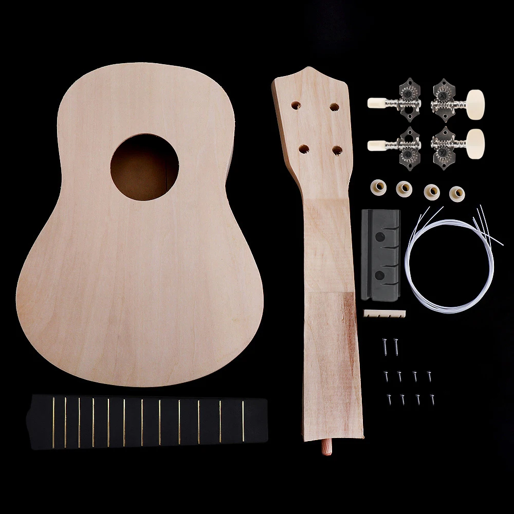 21Inch Soprano Ukulele DIY Kit Hawaii Guitar Handwork Painting Assembly for Amateur Beginner Children Kids Fun Toy Art
21Inch Soprano Ukulele DIY Kit Hawaii Guitar Handwork Painting Assembly for Amateur Beginner Children Kids Fun Toy Art