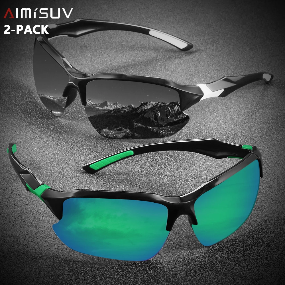 AIMISUV 2 Pieces Fashion Vintage Half Frame Sunglasses Men Women Retro Fishing Sun Glasses Driving Designer Goggles Shades UV400
AIMISUV 2 Pieces Fashion Vintage Half Frame Sunglasses Men Women Retro Fishing Sun Glasses Driving Designer Goggles Shades UV400