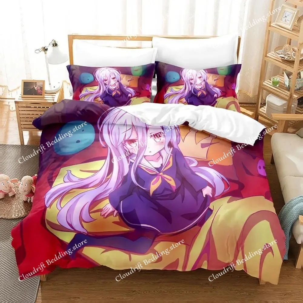 New Game No Game No Life Sora And Shiro Bedding Set Single Twin Full Queen King Size Bed Set Adult Kid Bedroom Duvet Cover Sets
New Game No Game No Life Sora And Shiro Bedding Set Single Twin Full Queen King Size Bed Set Adult Kid Bedroom Duvet Cover Sets