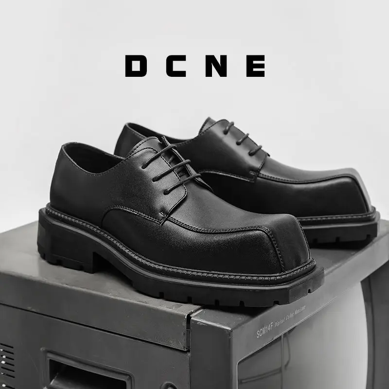 2025: двухслойная мужская кожаная обувь из воловьей кожи с квадратной головкой, увеличивающая большую голову, повседневные туфли дерби в британском стиле
2025: двухслойная мужская кожаная обувь из воловьей кожи с квадратной головкой, увеличивающая большую голову, повседневные туфли дерби в британском стиле