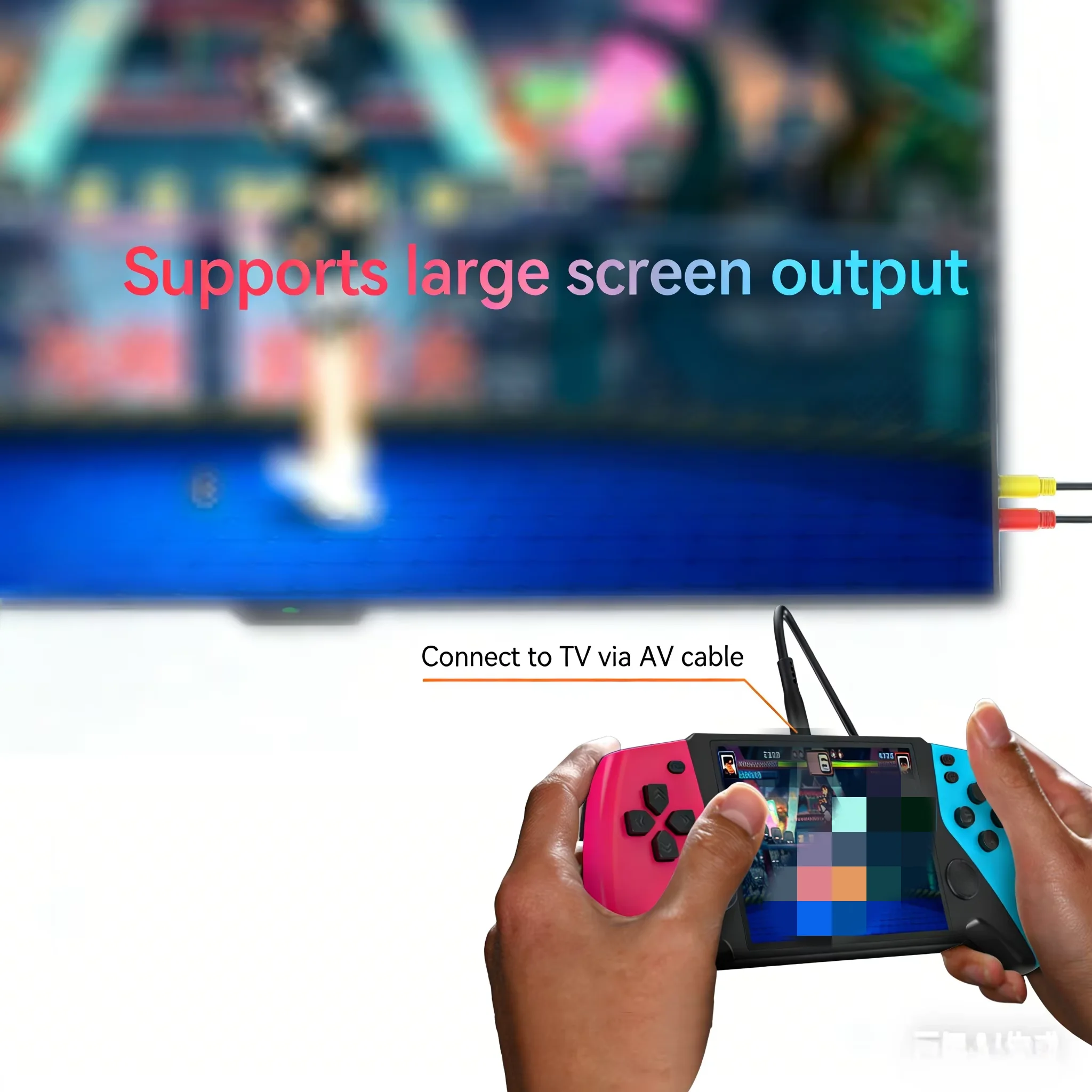 3.8 Inch HD Big Screen Tetris Handheld Game Console Nostalgic Puzzle Retro Portable Game Machine for Children Gift
3.8 Inch HD Big Screen Tetris Handheld Game Console Nostalgic Puzzle Retro Portable Game Machine for Children Gift