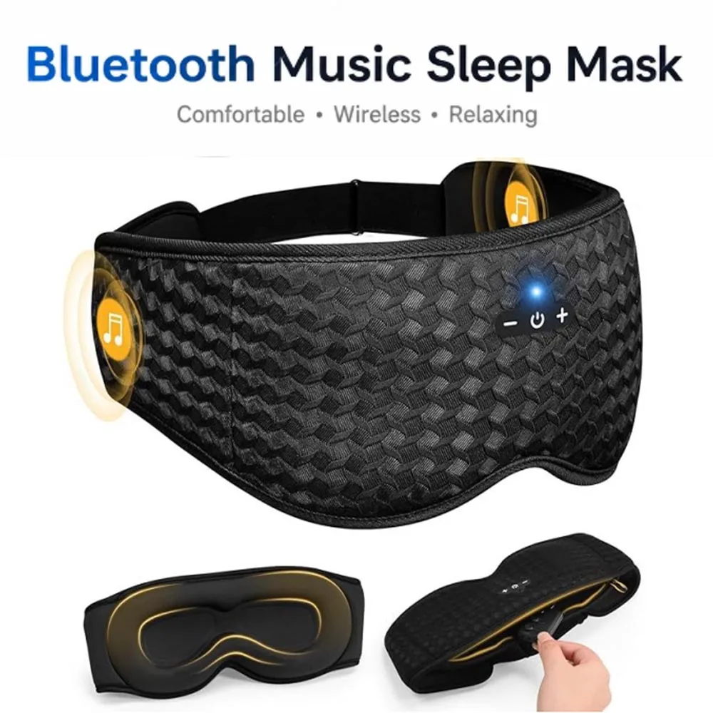 Bluetooth Sleeping Mask Headphones Eye Mask Wireless Sleep Mask Speaker Microphone Comfortable Music Earphones Blackout Mask
Bluetooth Sleeping Mask Headphones Eye Mask Wireless Sleep Mask Speaker Microphone Comfortable Music Earphones Blackout Mask