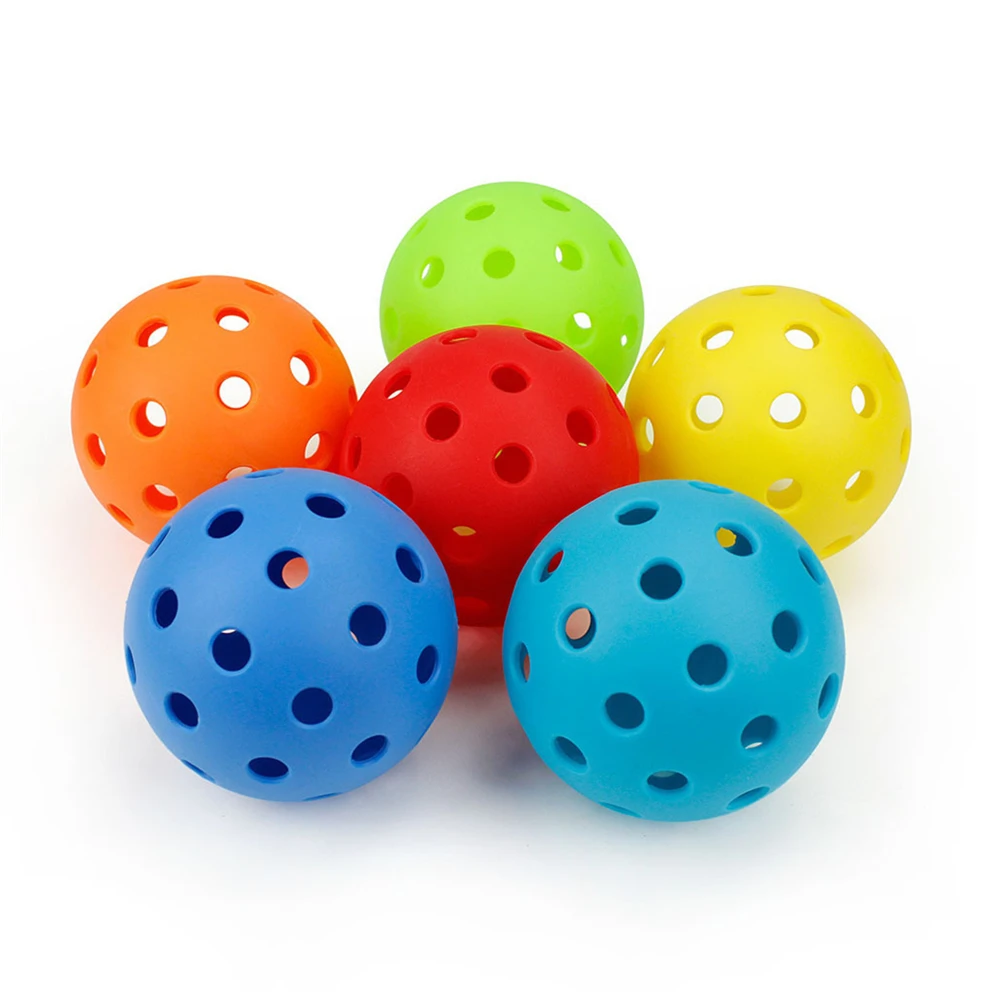 6PCS Indoor PE Pickleball Balls 40 Holes 74mm High Bounce Training Hole Ball Outdoor Practice Competition Durable Pickle Balls
6PCS Indoor PE Pickleball Balls 40 Holes 74mm High Bounce Training Hole Ball Outdoor Practice Competition Durable Pickle Balls