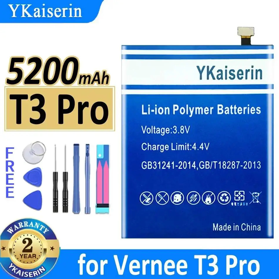 Reliable Replacement Safe For Doogee 476180P For Vernee T3 Pro Mobile Phone Battery 5200mAh
Reliable Replacement Safe For Doogee 476180P For Vernee T3 Pro Mobile Phone Battery 5200mAh