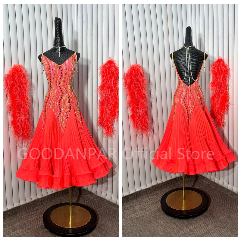 Waltz Ballroom Dance Dress Women Competition Dance Ballroom Dancing Costume standard dance dress 2024 Dancing Clothes Sleeveles
Waltz Ballroom Dance Dress Women Competition Dance Ballroom Dancing Costume standard dance dress 2024 Dancing Clothes Sleeveles