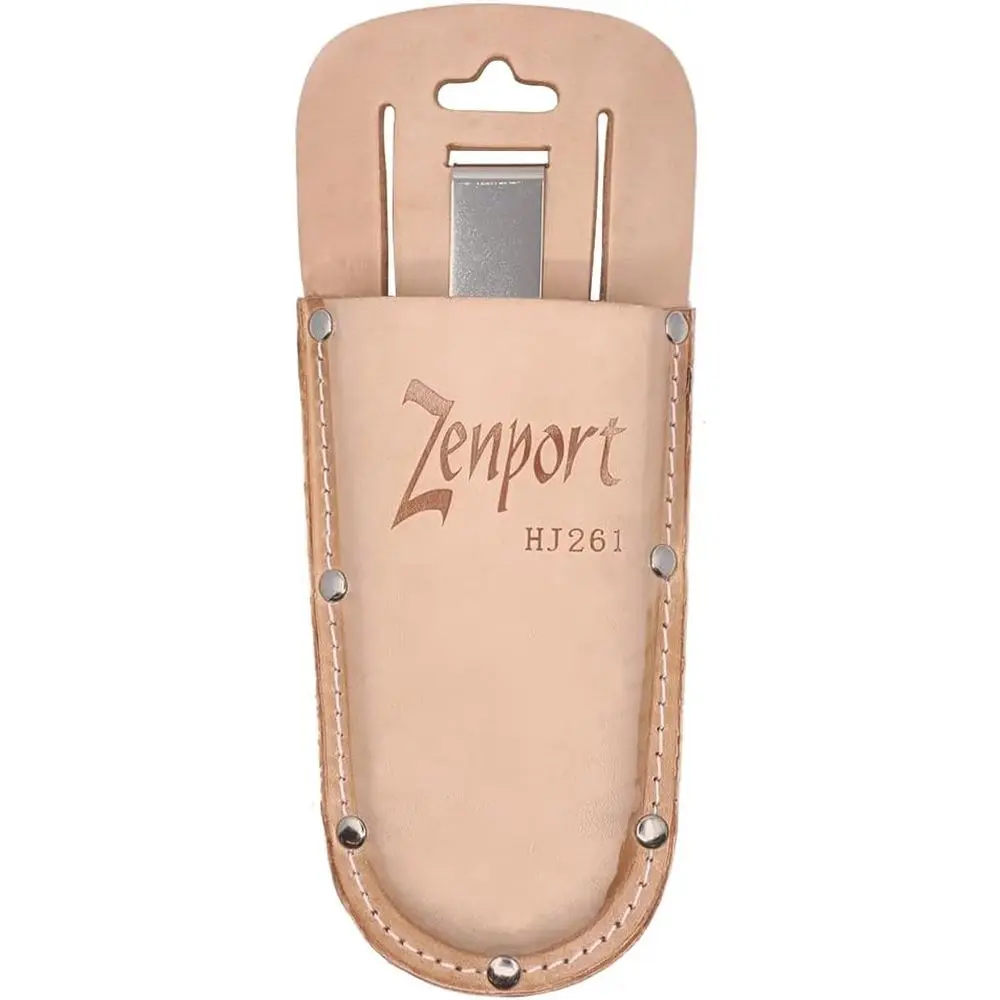 Leather Pruner Sheath with Belt Loop and Metal Clip, Beige
Leather Pruner Sheath with Belt Loop and Metal Clip, Beige