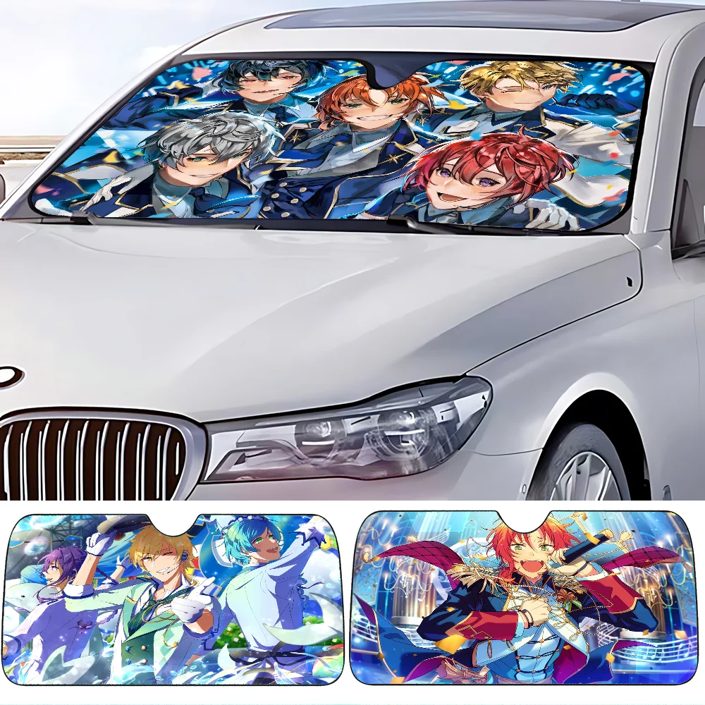 Козырек от солнца для автомобиля Ensemble Stars, козырек на лобовое стекло, козырек на переднее окно 70x130 см, солнцезащитный козырек, солнечная защита, клетчатый подарок, новинка, автомобиль
Козырек от солнца для автомобиля Ensemble Stars, козырек на лобовое стекло, козырек на переднее окно 70x130 см, солнцезащитный козырек, солнечная защита, клетчатый подарок, новинка, автомобиль